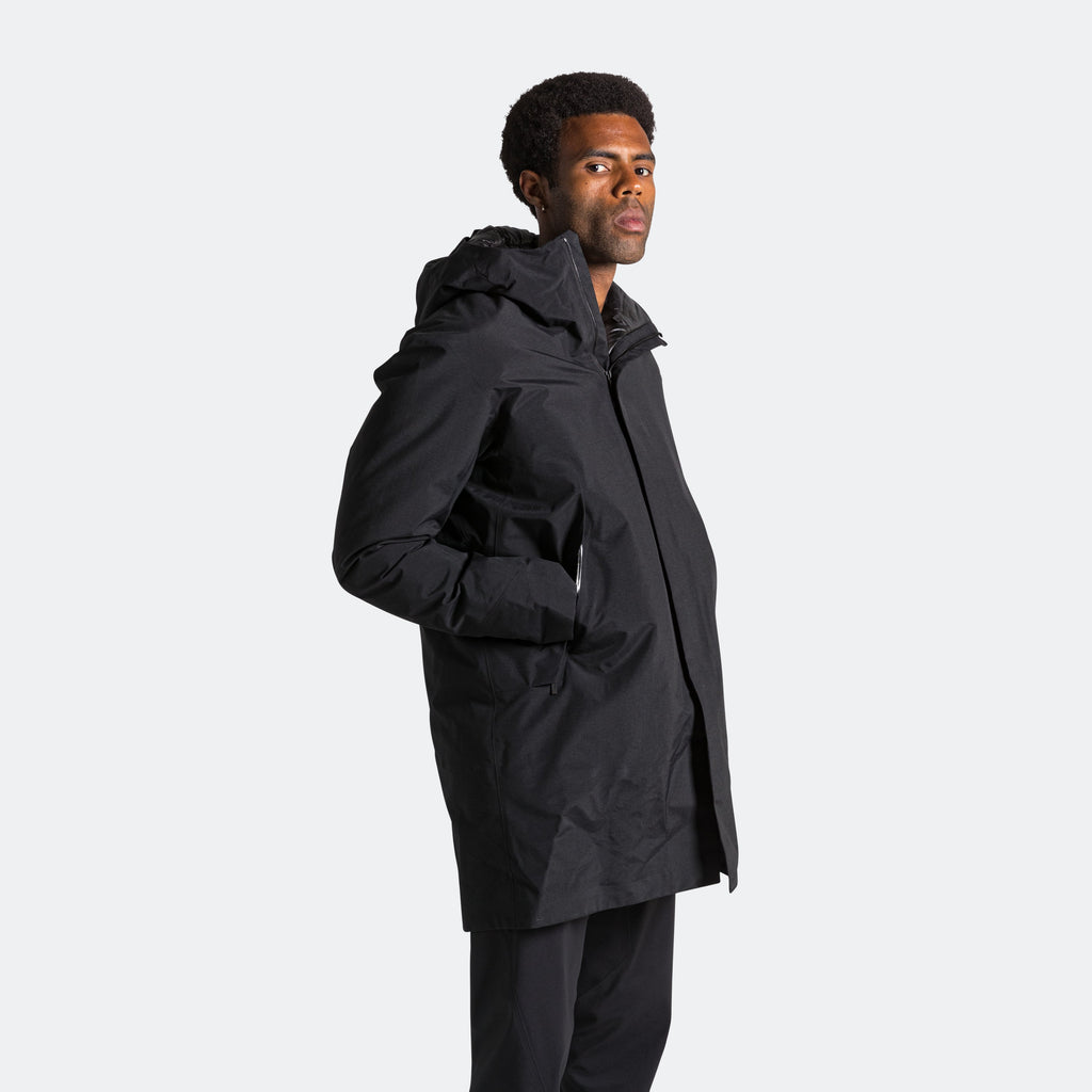 Monitor Down Coat - Black