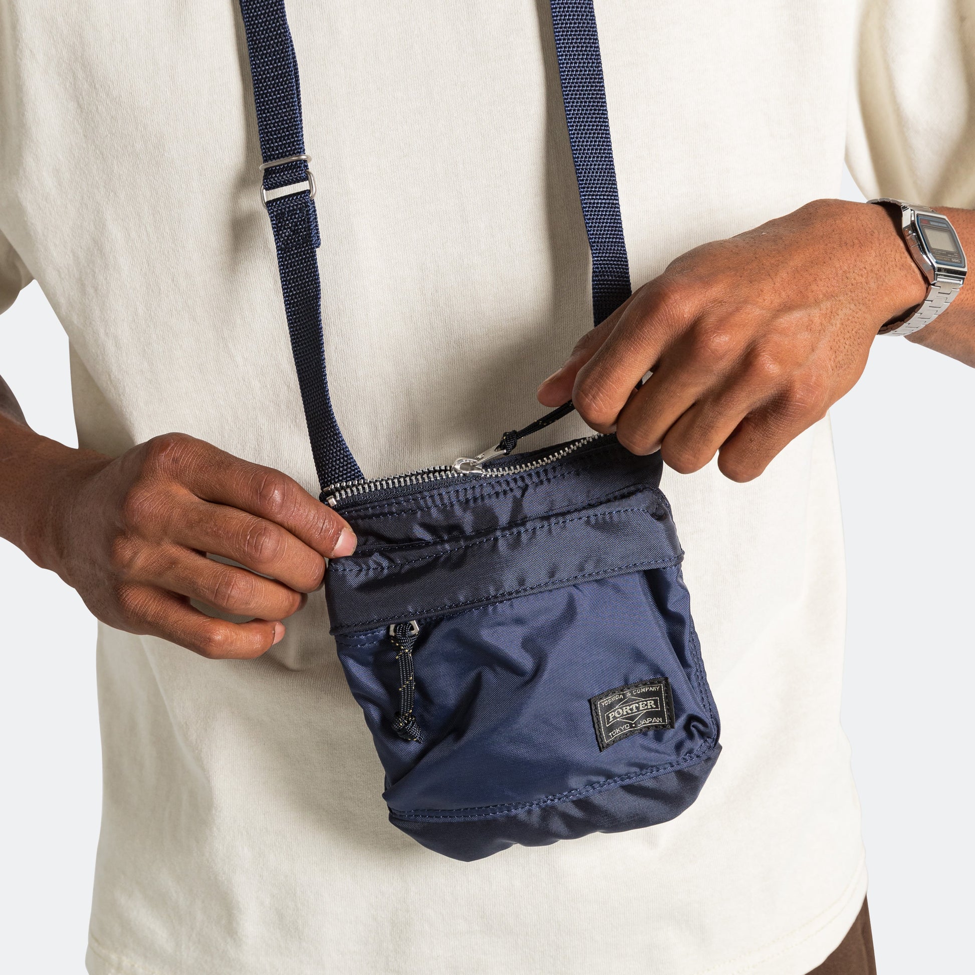 Force Shoulder Pouch - Navy