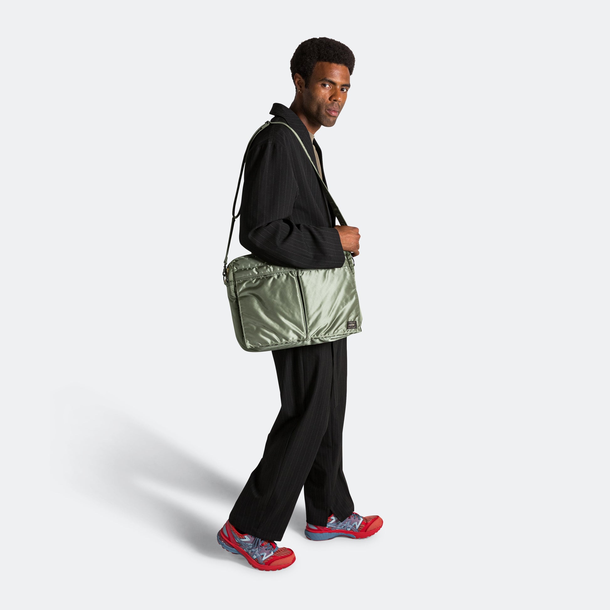 Tanker 2Way Briefcase - Sage Green