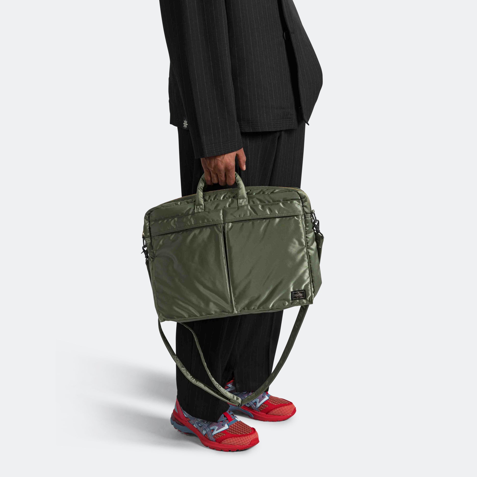 Tanker 2Way Briefcase - Sage Green