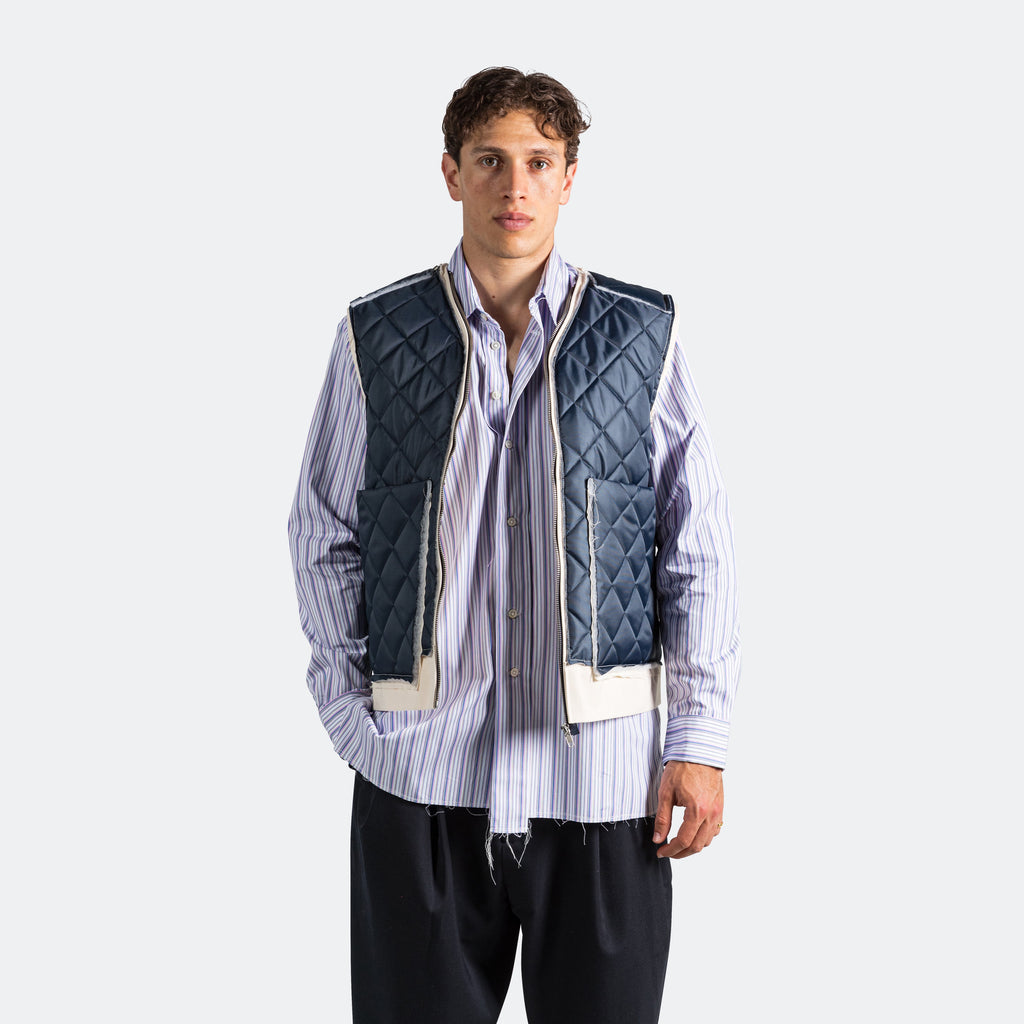Research Zip Vest - Navy