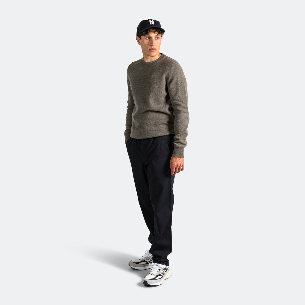Sigfred Lambswool Sweater - Ivy Green