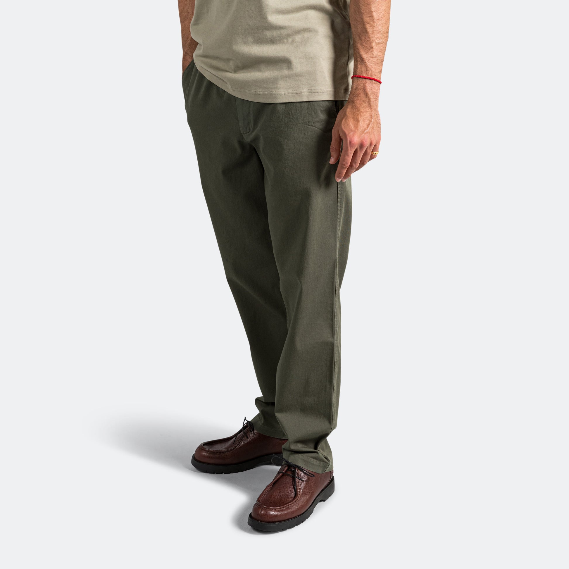Ezra Light Stretch Trouser - Spruce Green