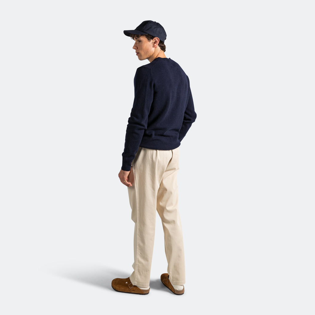 Ezra Light Stretch Trouser - Oatmeal