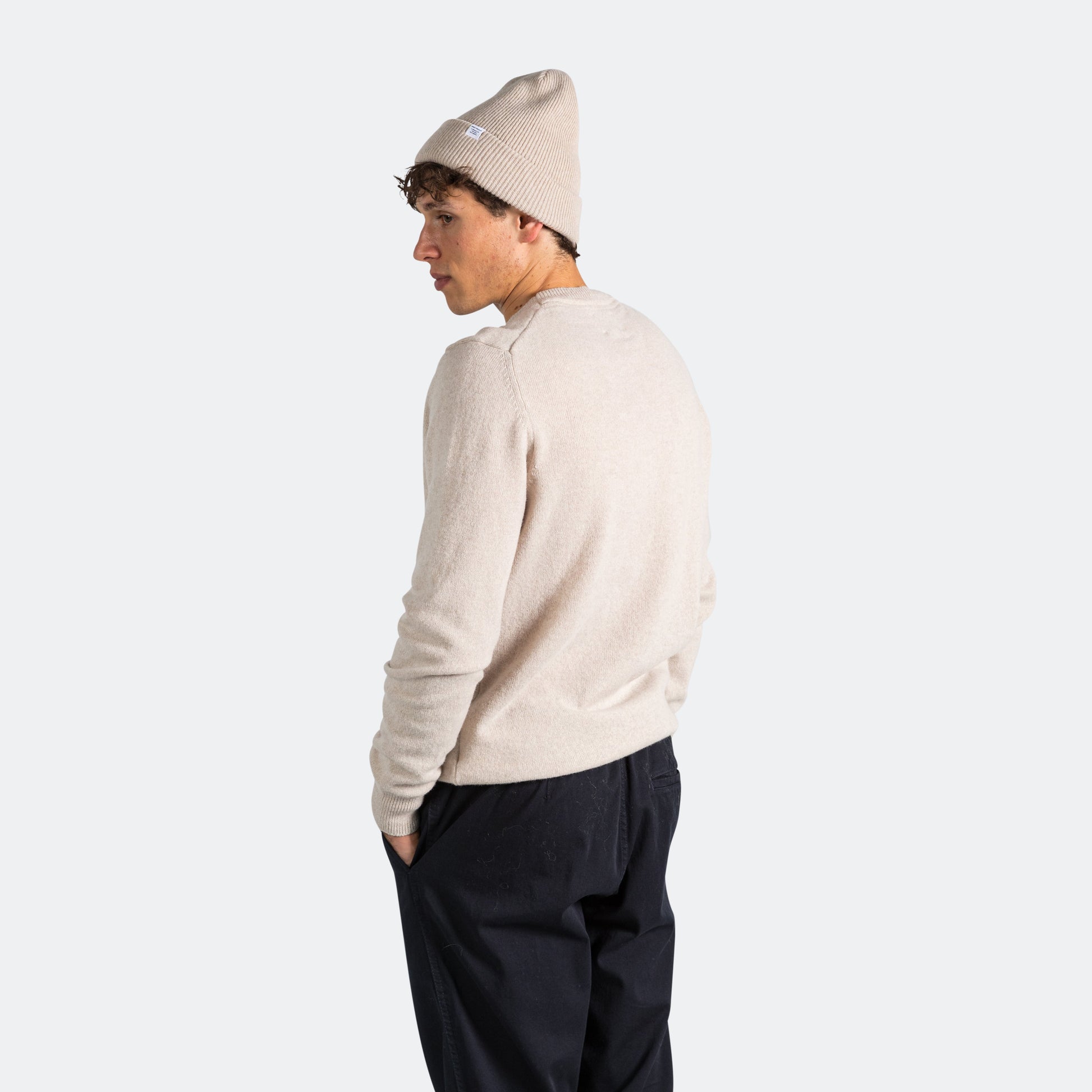 Sigfred Lambswool Sweater - Oatmeal