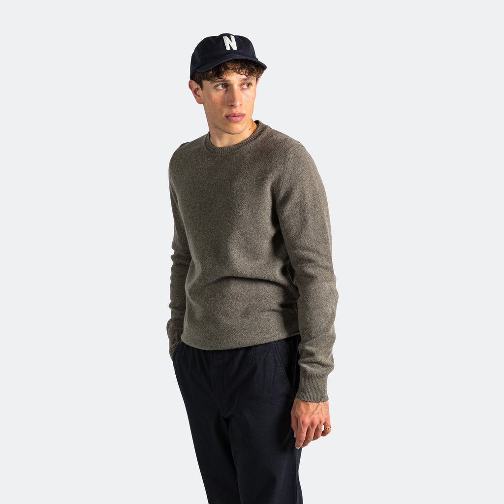 Sigfred Lambswool Sweater - Ivy Green