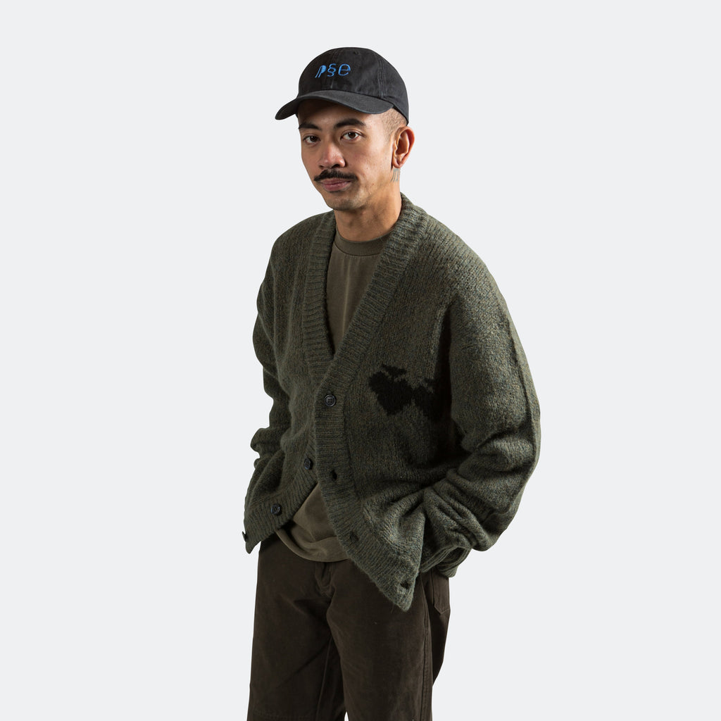 Washed Up Cardi - Army