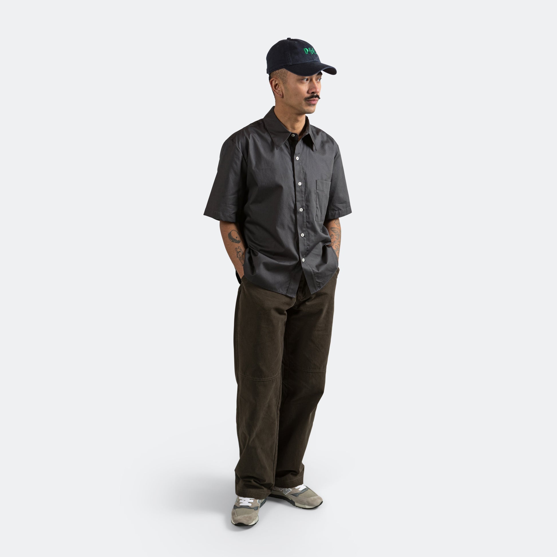 Short Sleeve Shirt - Charcoal