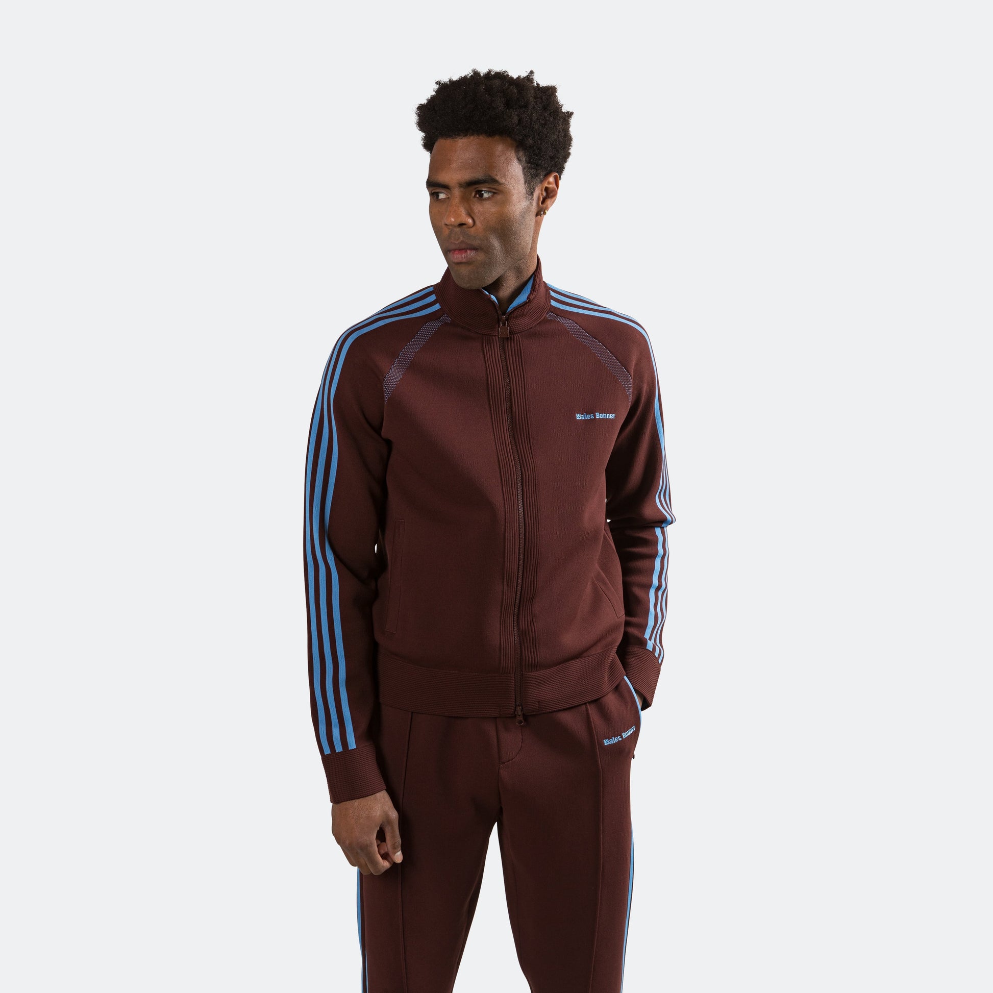 Knit Tracktop × Wales Bonner - Mystery Brown