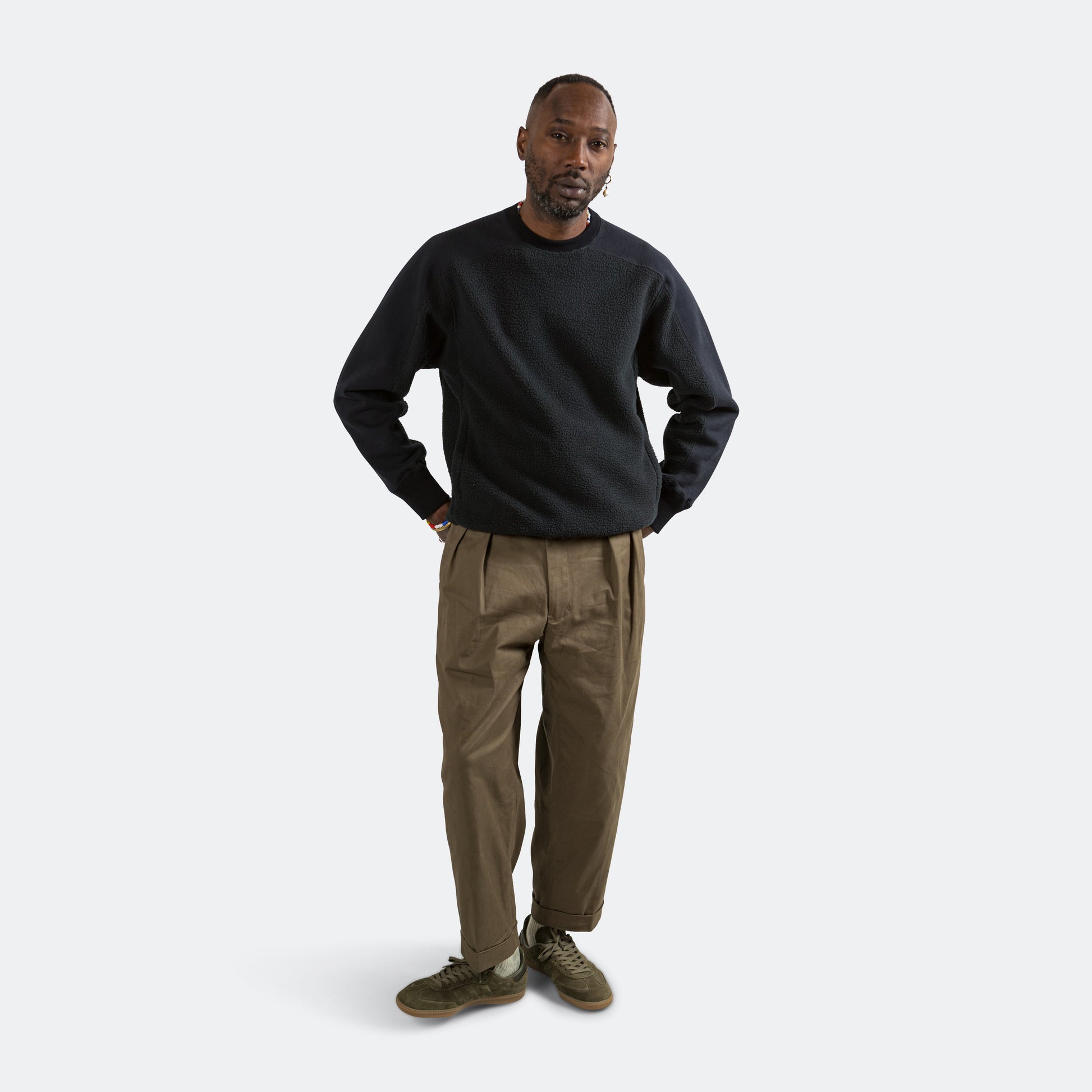 MIL Crew Fleece - Navy
