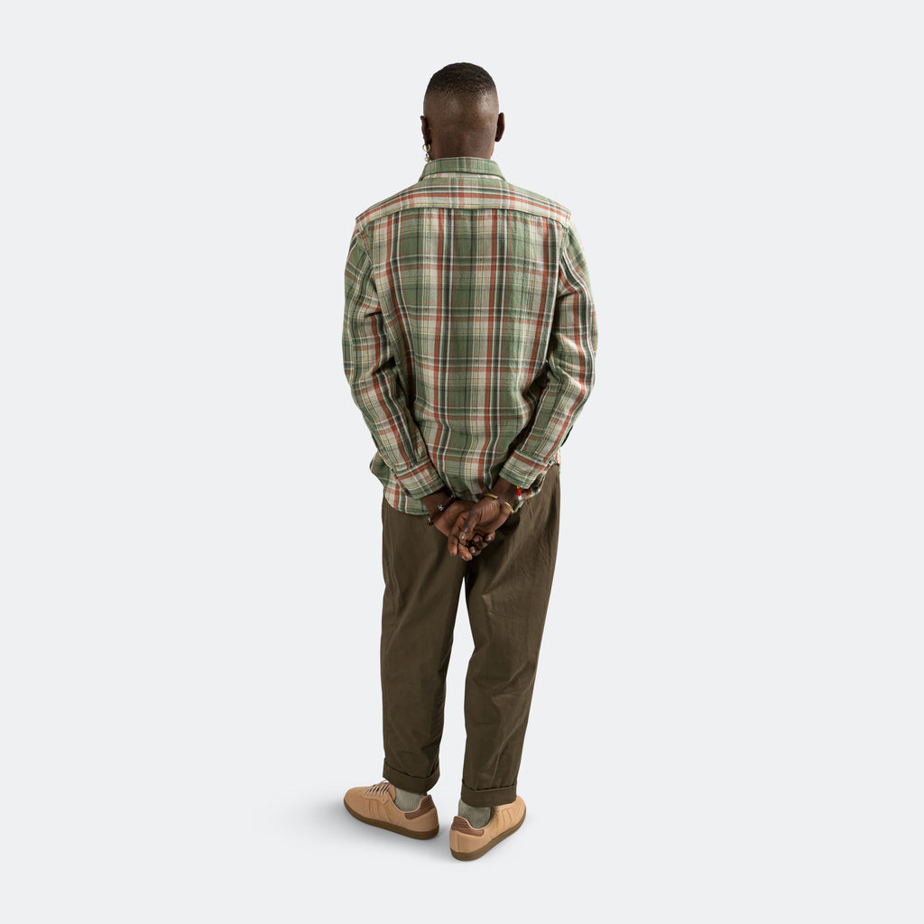 Guide Shirt Dobby Nell Check - Green