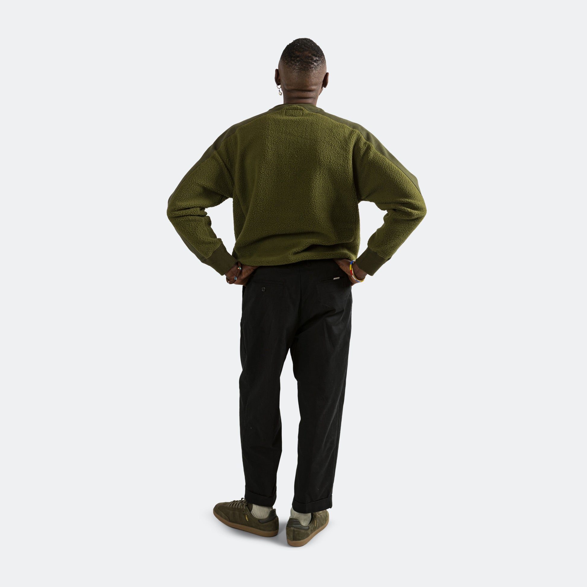MIL Crew Fleece - Olive