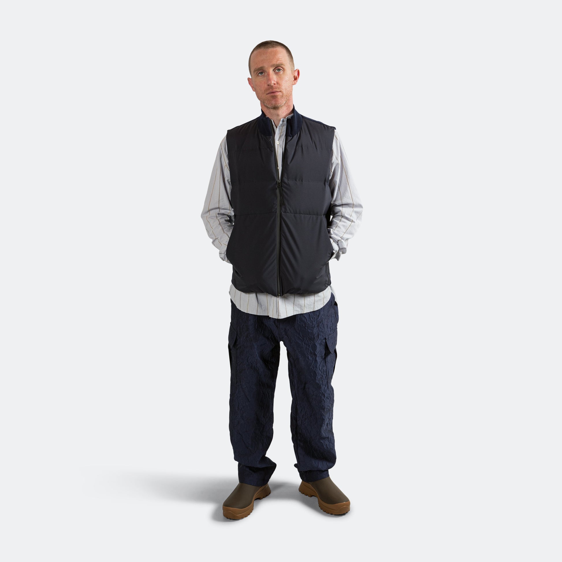 PERTEX® Shield Hybrid Knit Gilet - Dark Navy