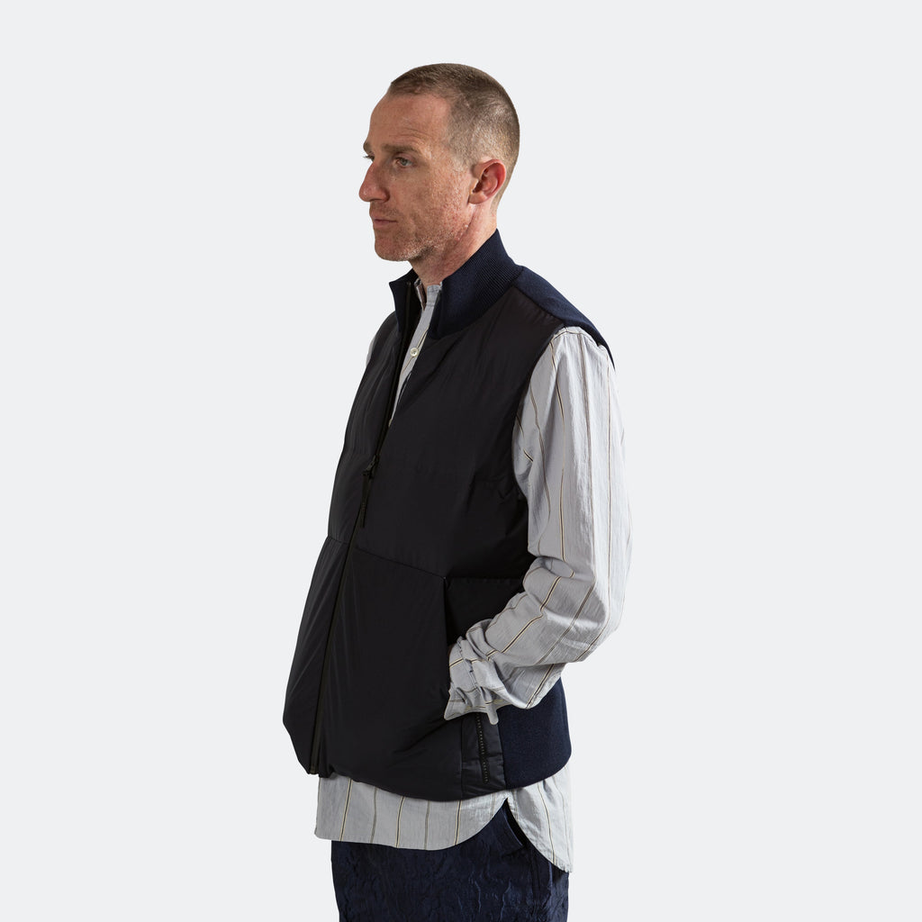 PERTEX® Shield Hybrid Knit Gilet - Dark Navy