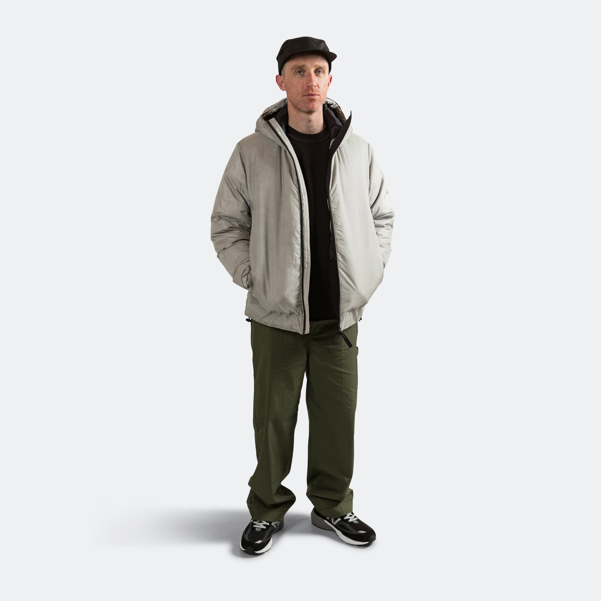 PASMO™ Rip-Stop Short Down Parka - Lucid White