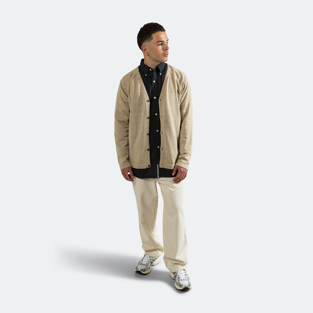 Cotton Cashmere Cardigan - Beige