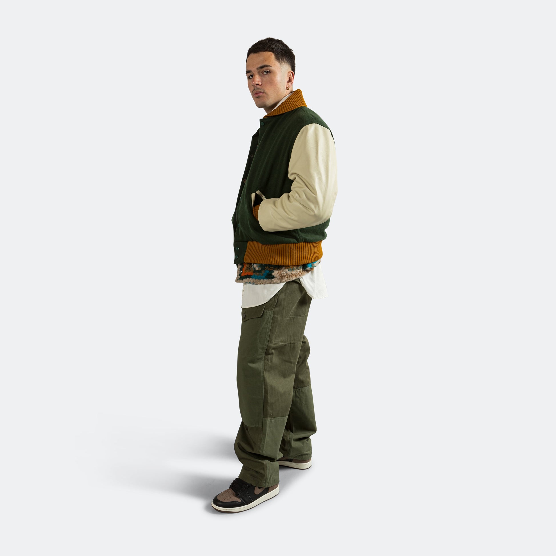 Field Pant - Olive Cotton Herringbone Twill