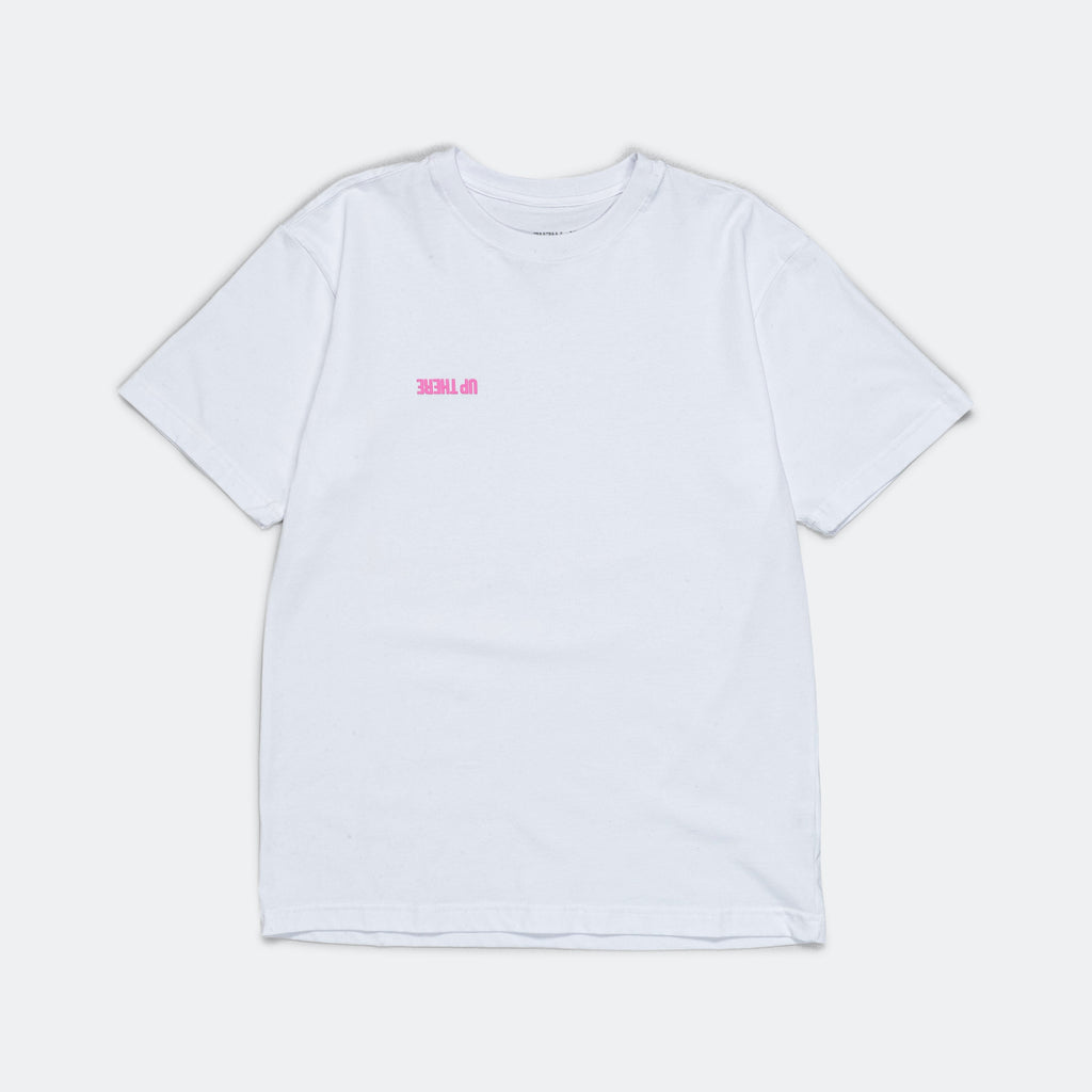 SS Logo Tee - White/Pink