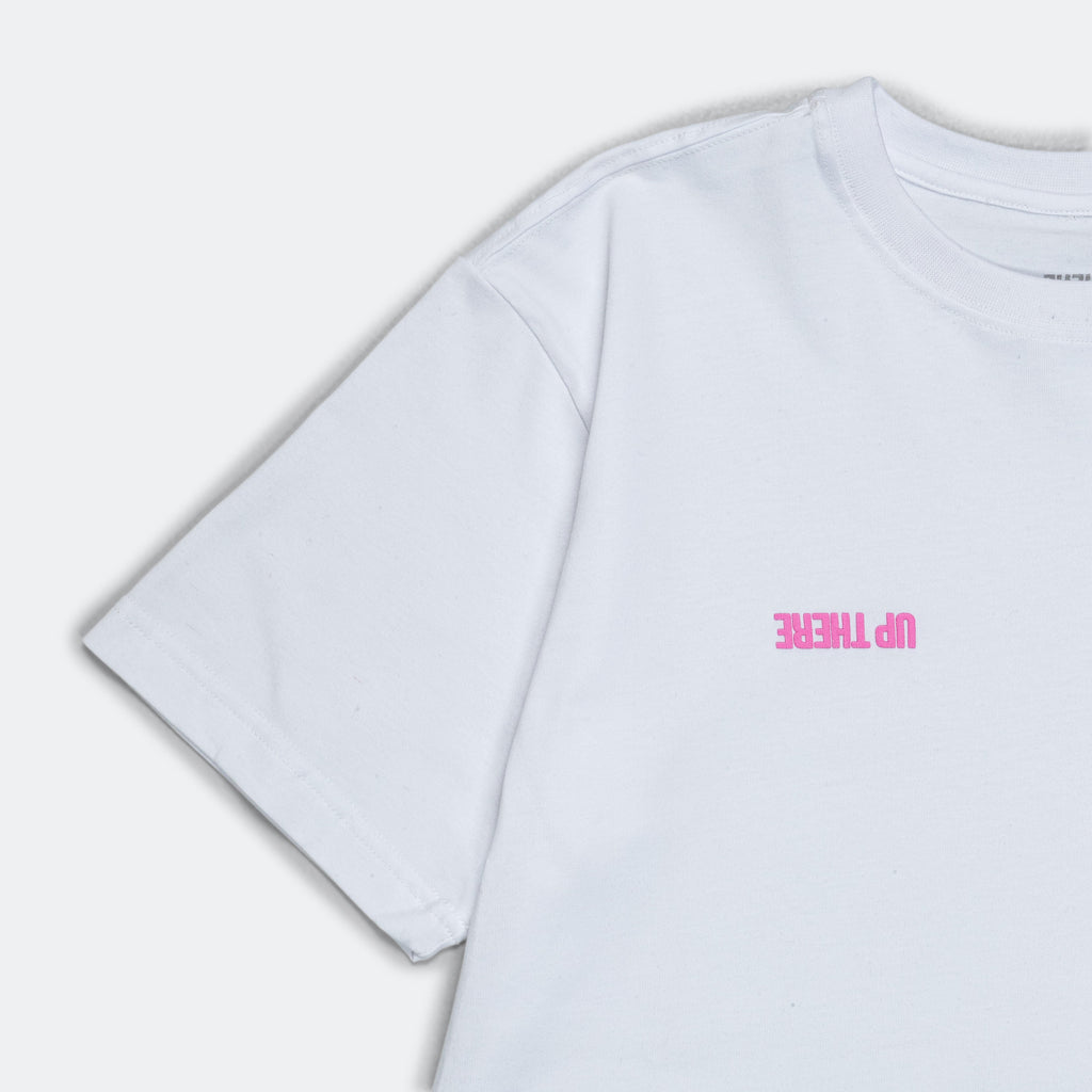 SS Logo Tee - White/Pink