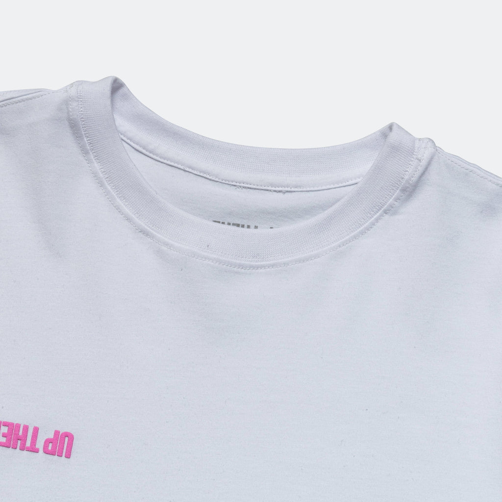 SS Logo Tee - White/Pink