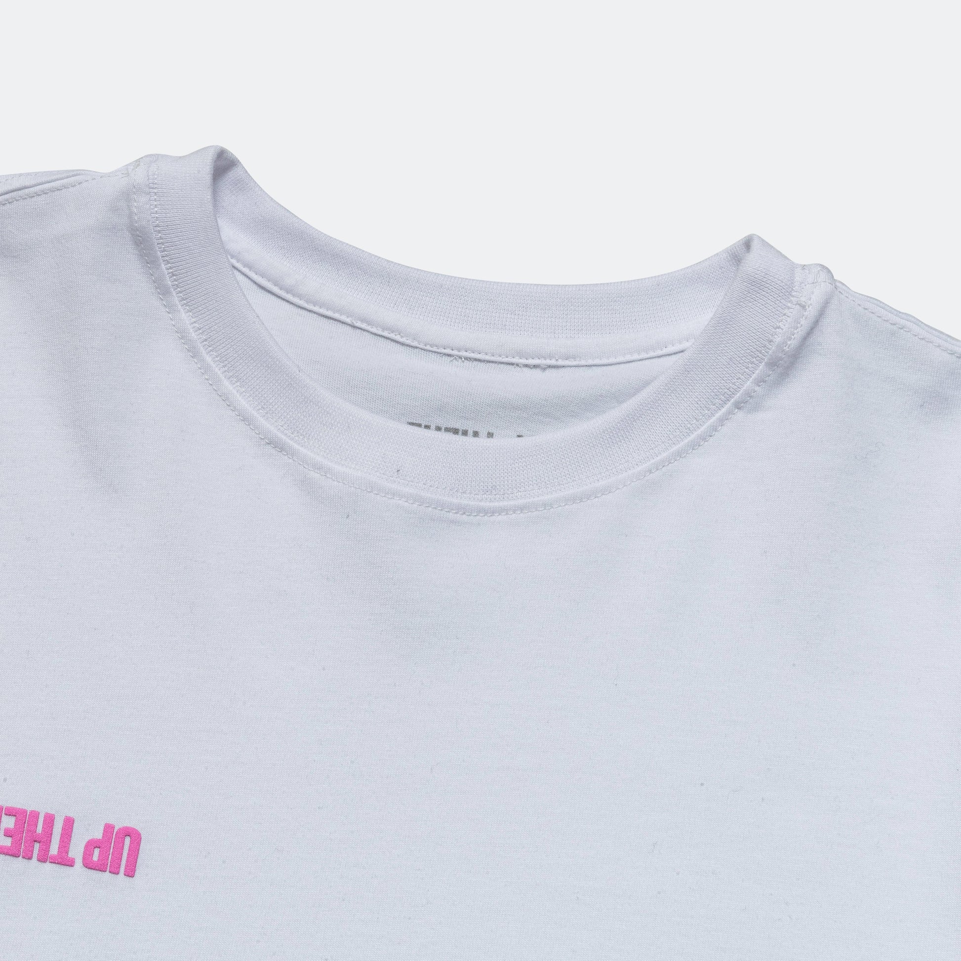 SS Logo Tee - White/Pink