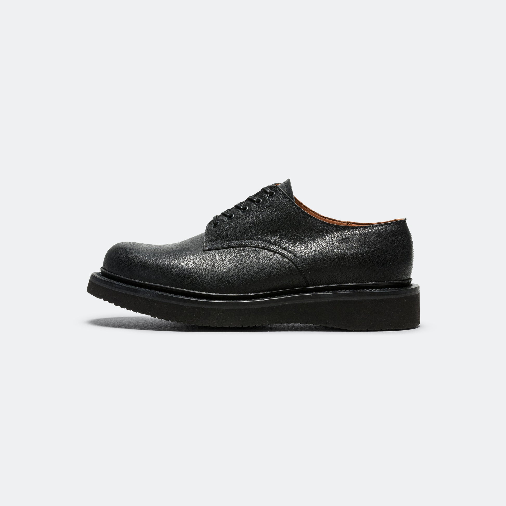 Rockland Blucher by UP THERE - Waxed Camel Nero