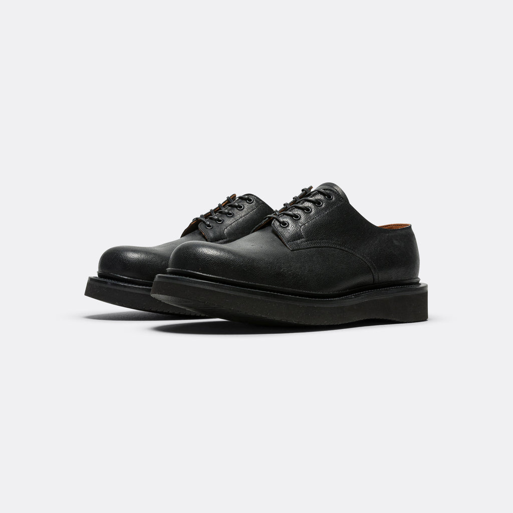 Rockland Blucher by UP THERE - Waxed Camel Nero