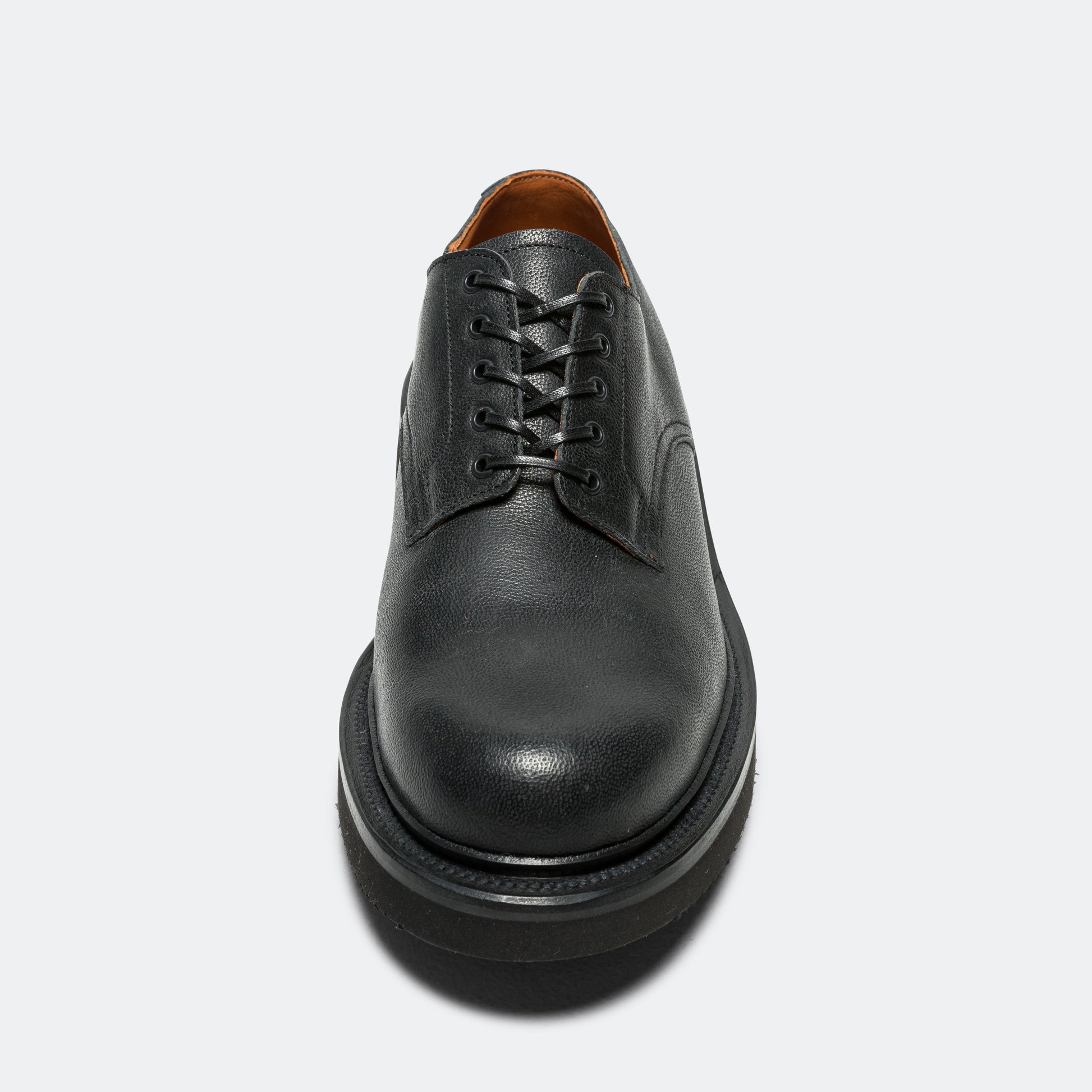 Rockland Blucher by UP THERE - Waxed Camel Nero