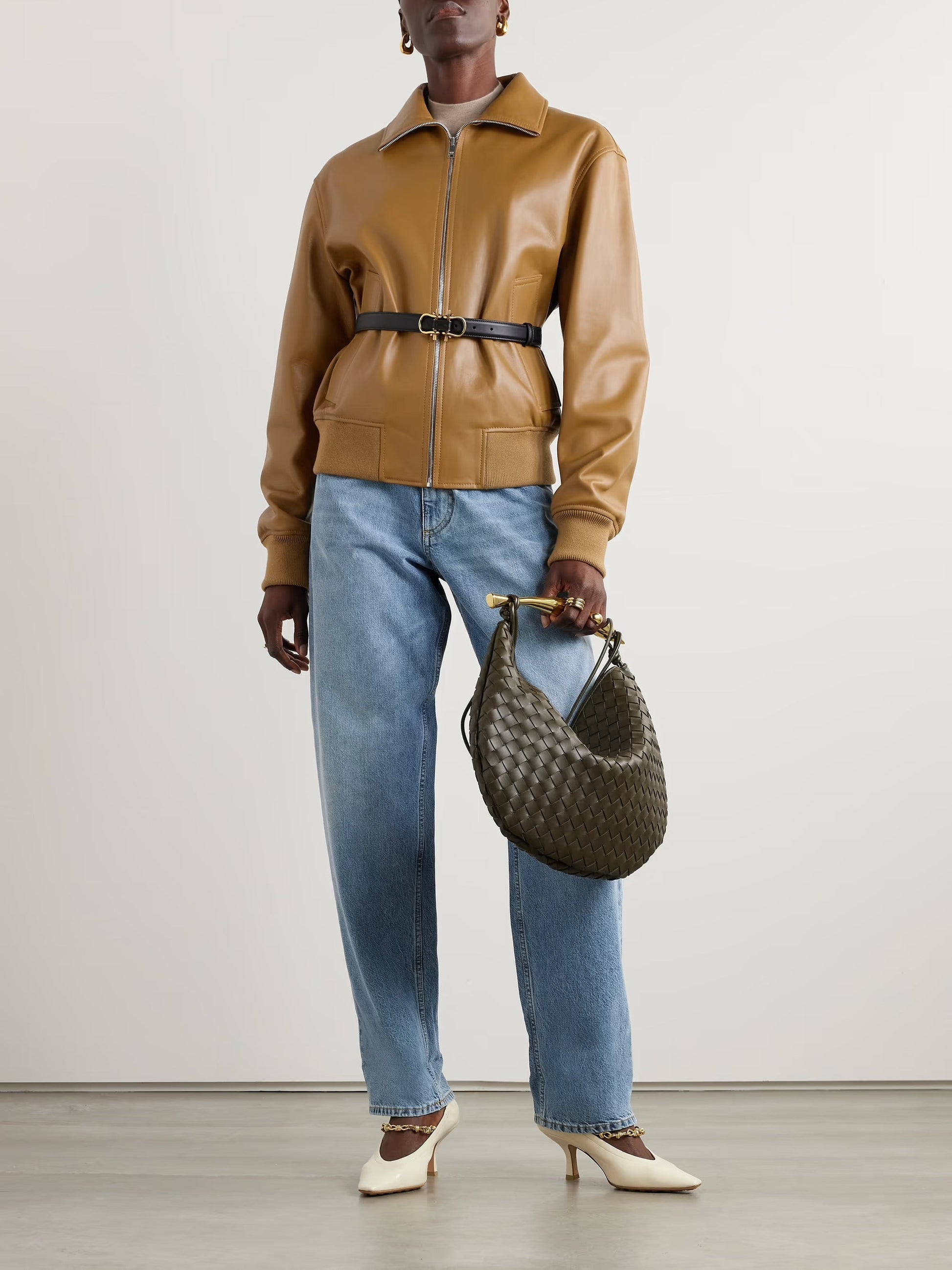 Leather jacket - Caramel