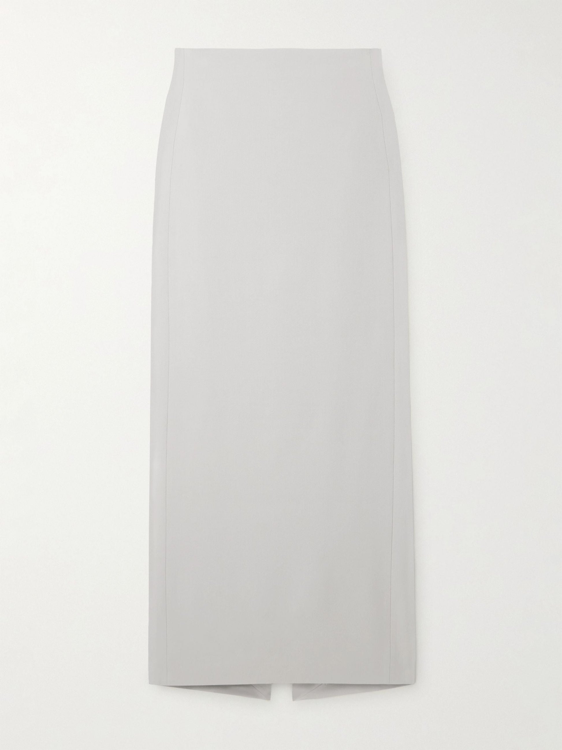 Grain de poudre wool maxi skirt