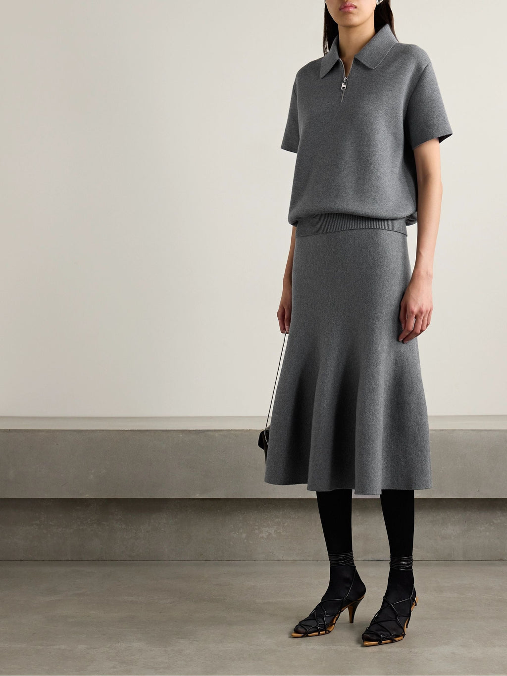Gulliame wool-blend polo top