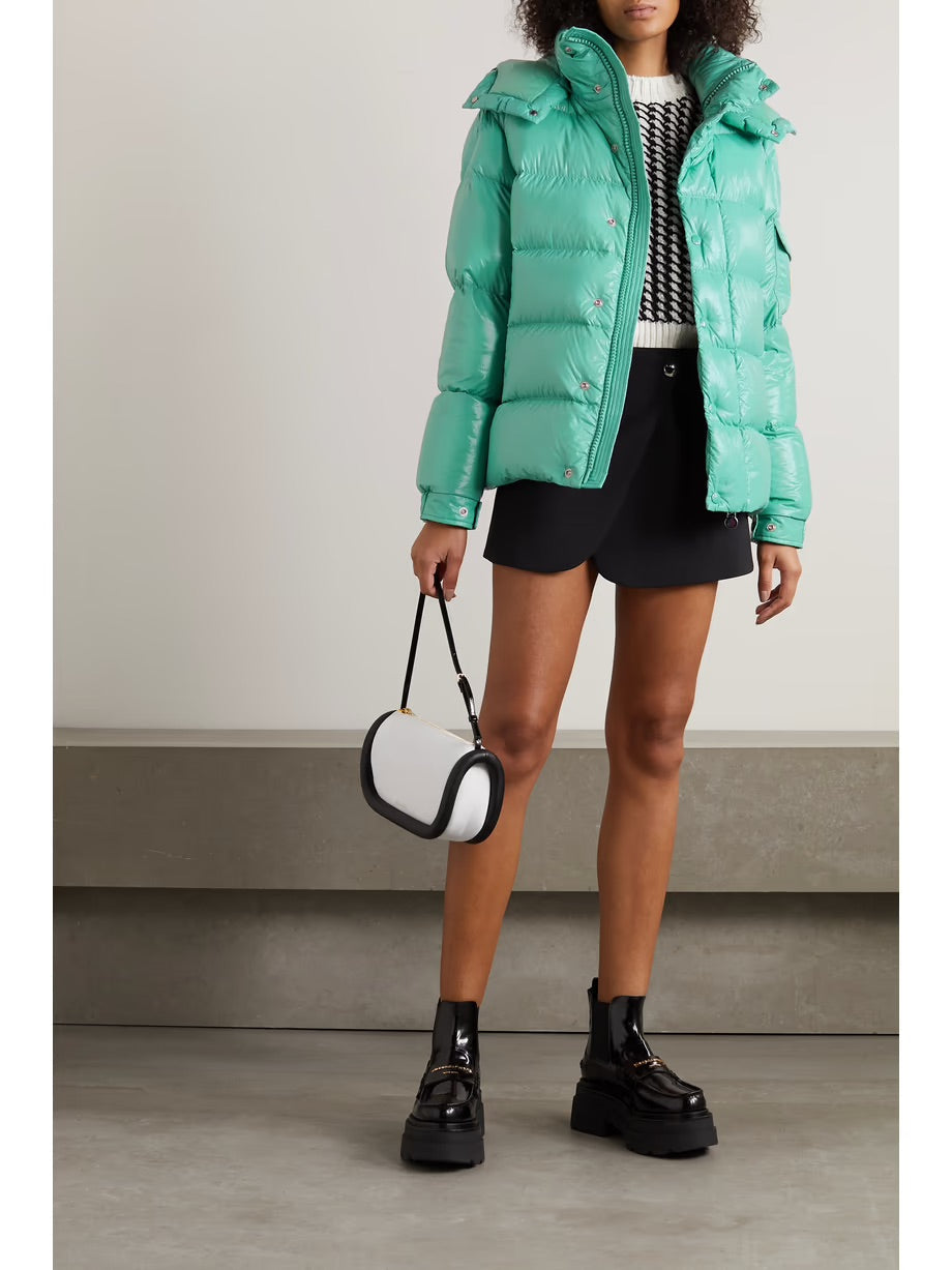Moncler Maya quilted shell down jacket - Seafoam