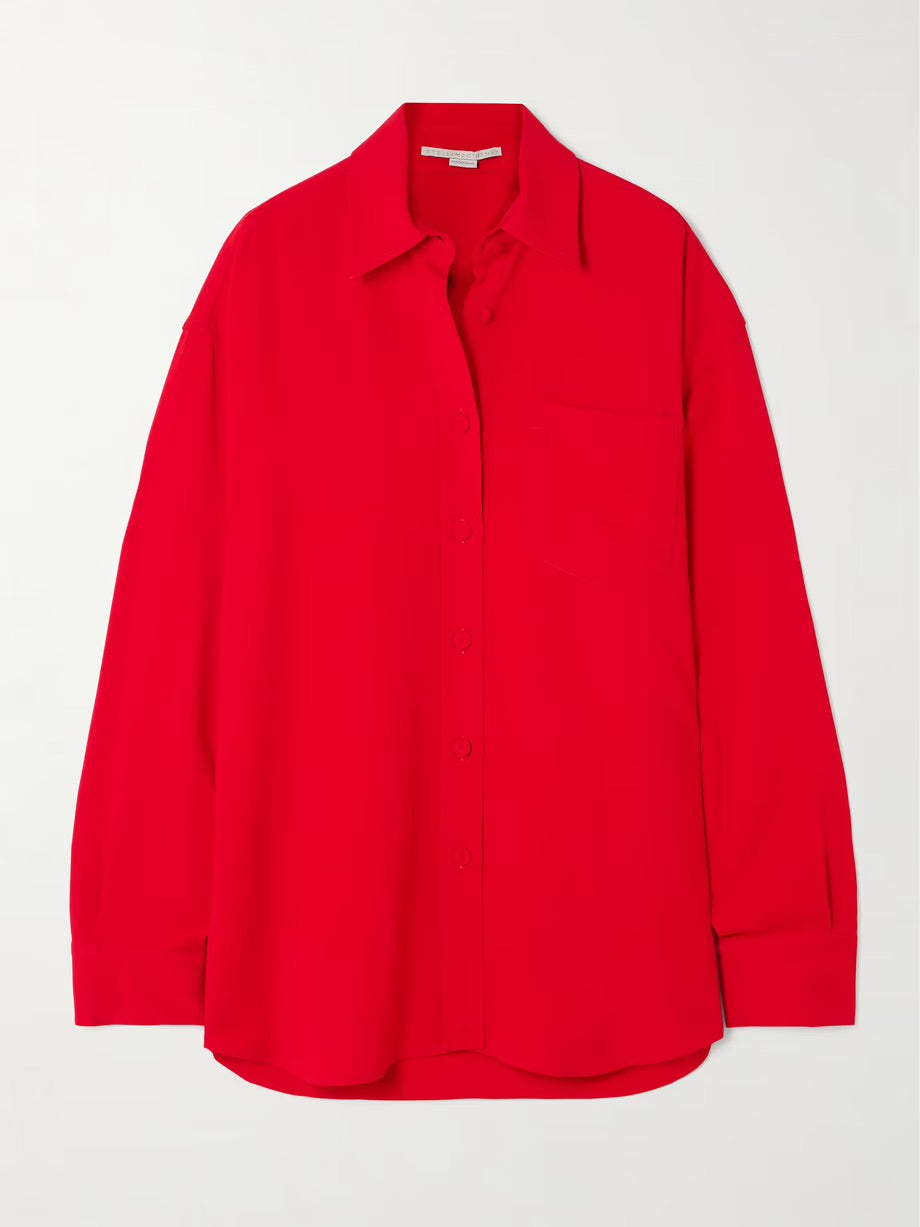 Crepe shirt - Red