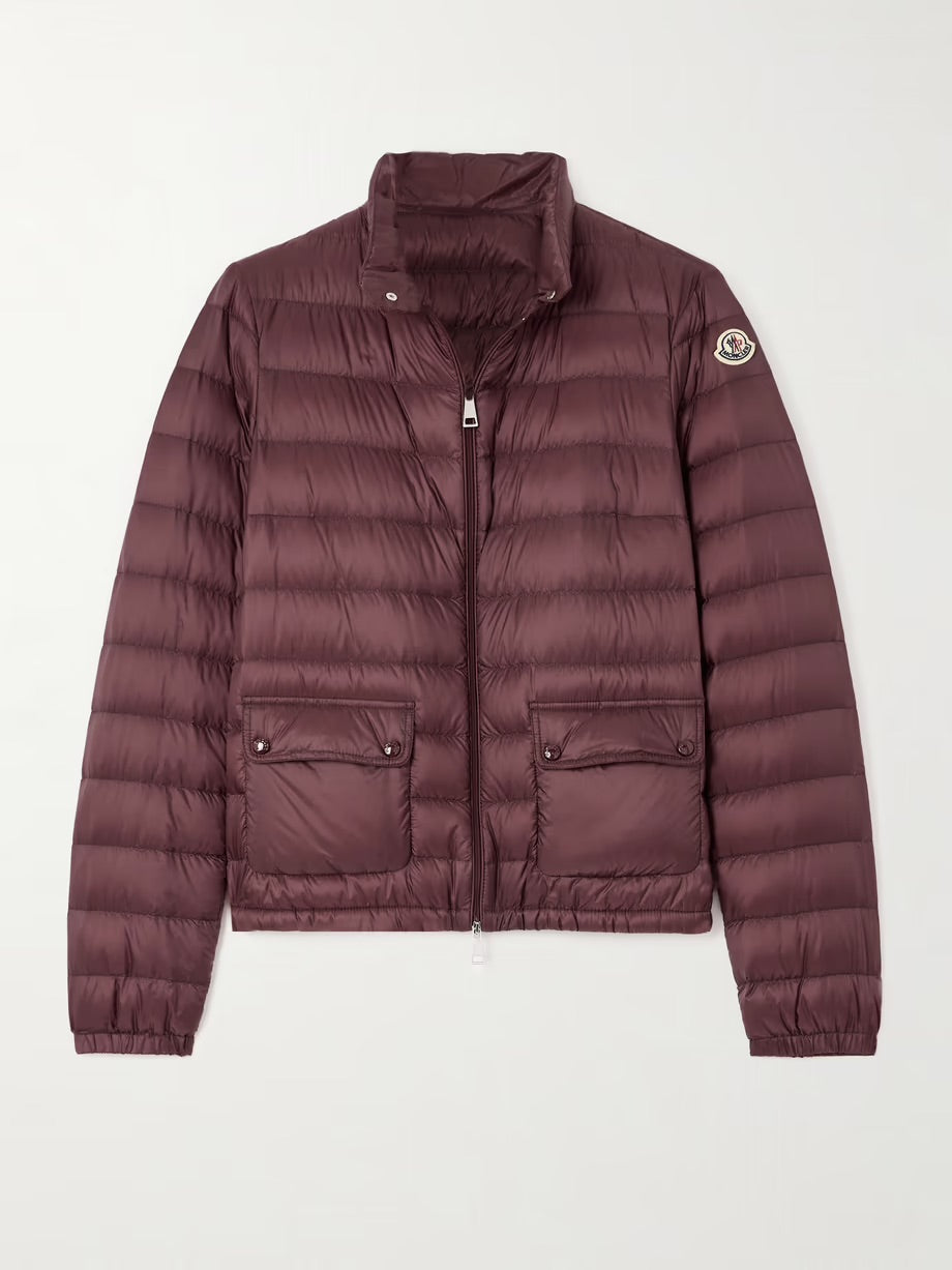 Lans quilted shell down jacket - Burgundy