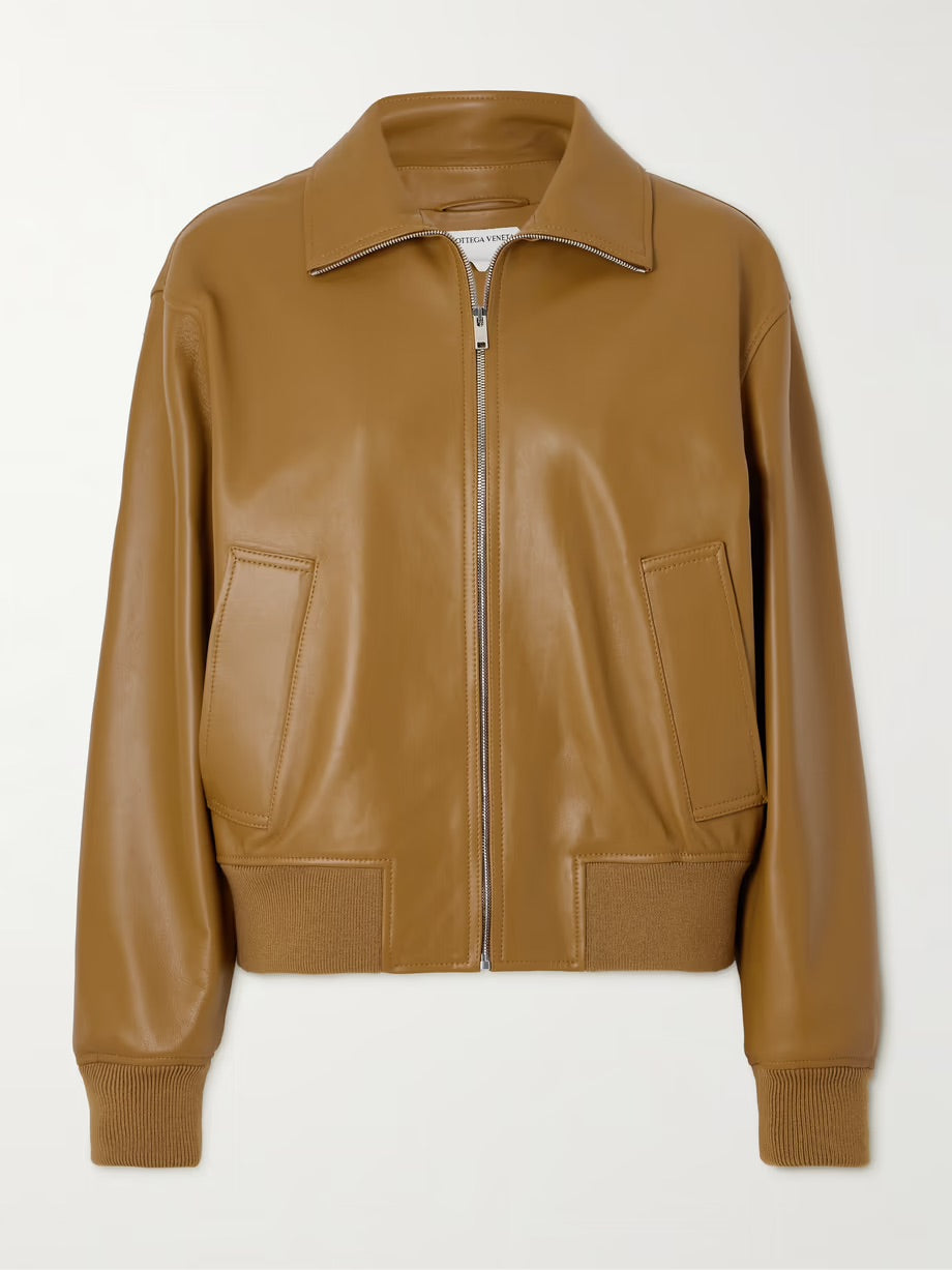 Leather jacket - Caramel