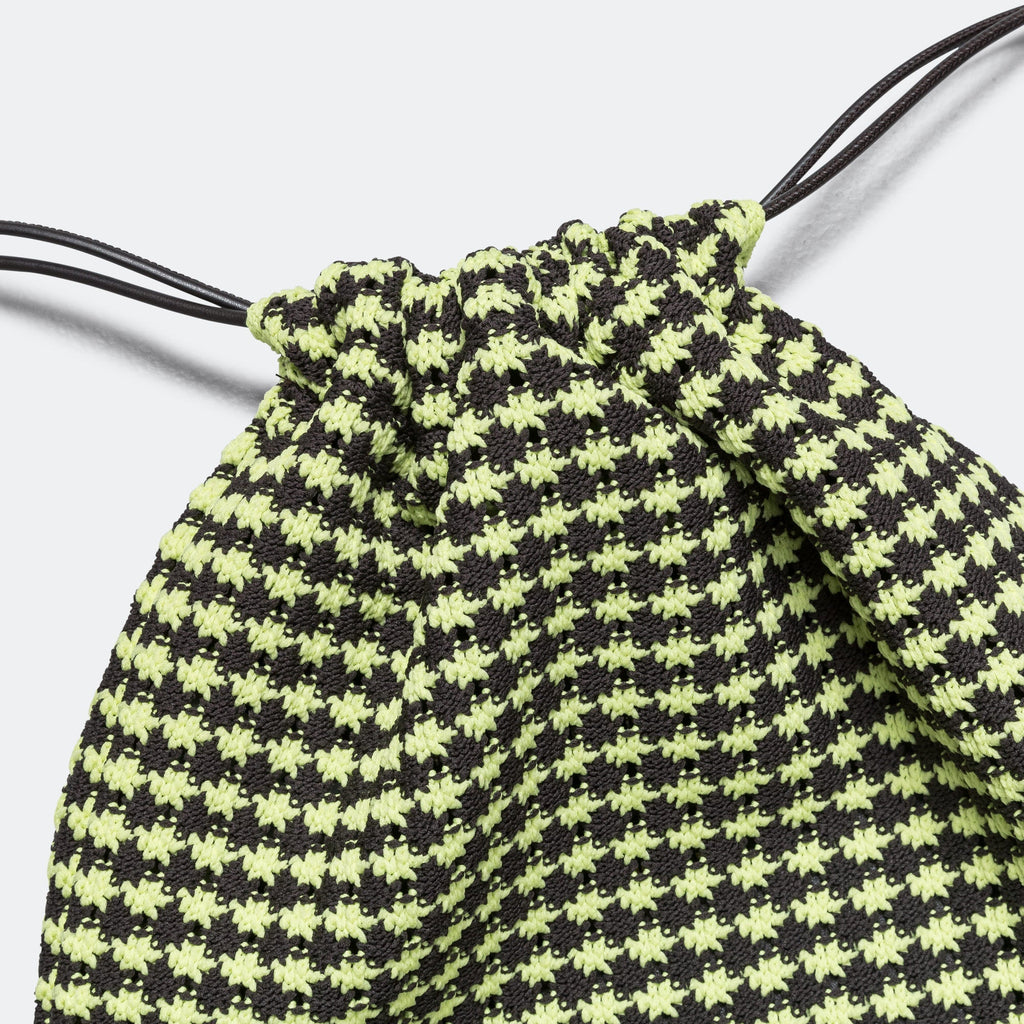 Crochet Gym Bag x Wales Bonner - Frozen Yellow/Night Brown