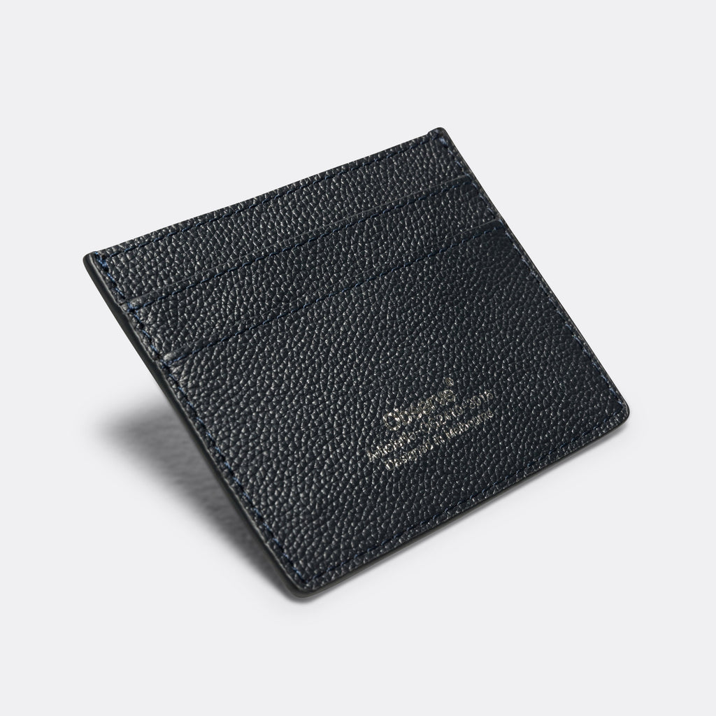 Leather Wallet - Navy