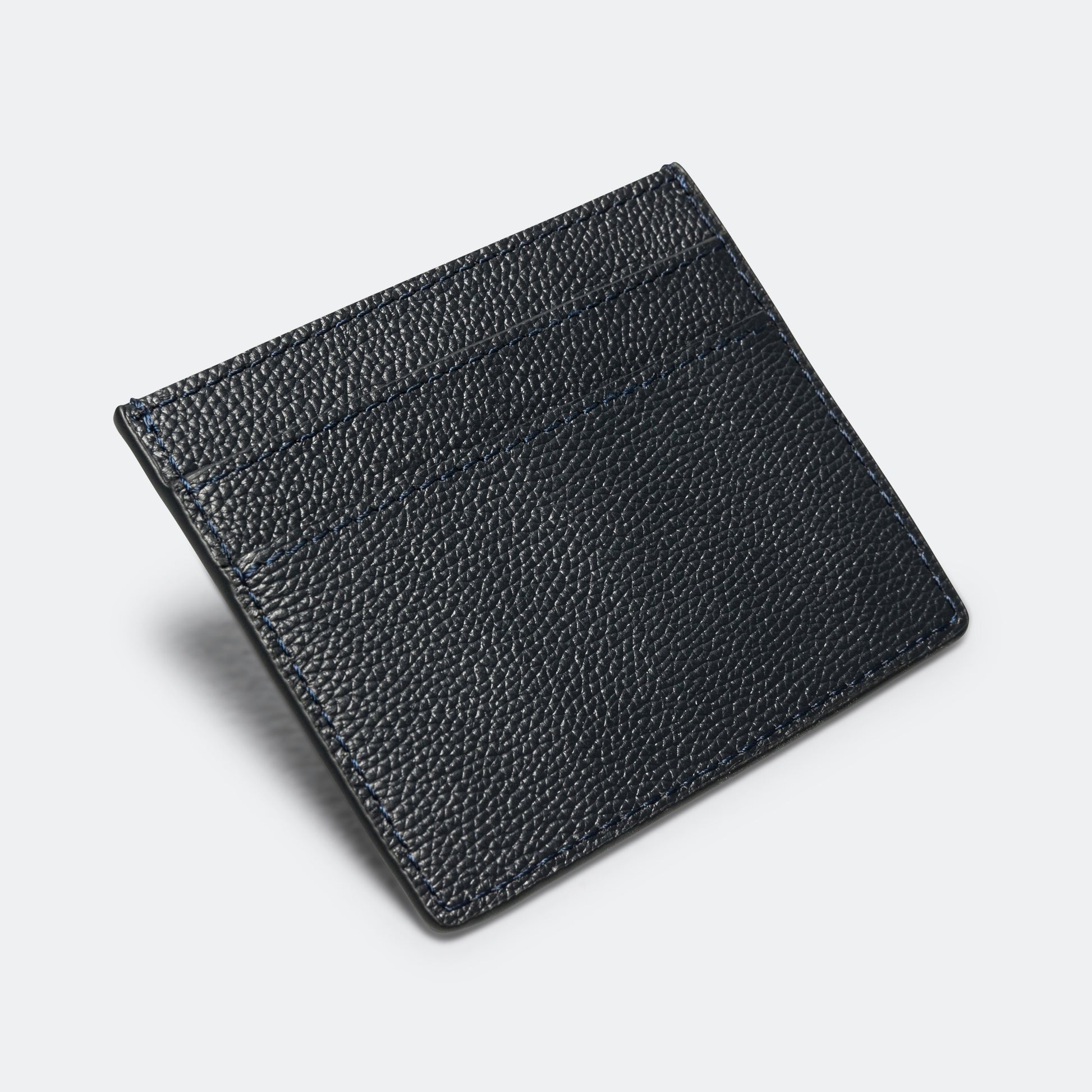 Leather Wallet - Navy