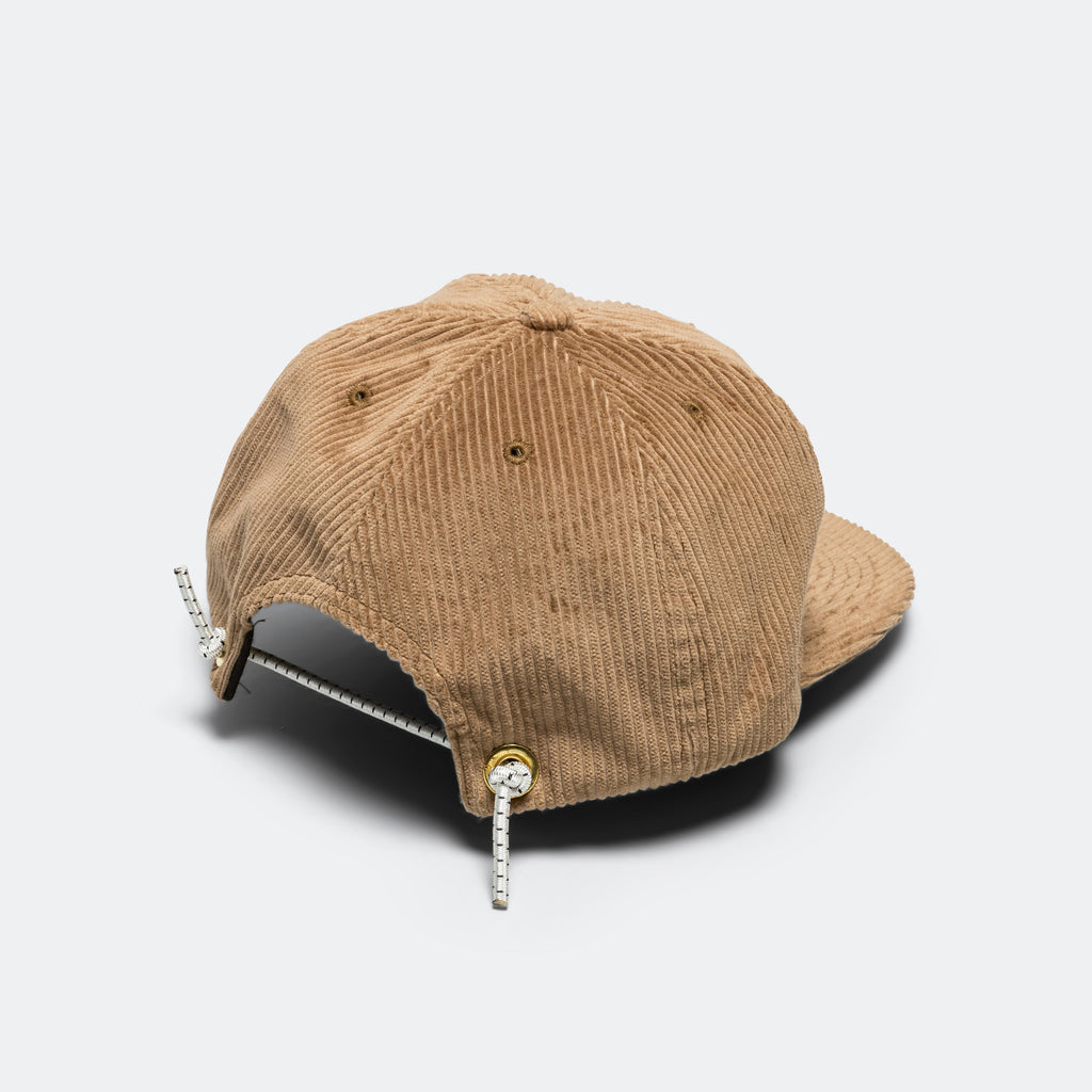 Whale Cord Hat - Brown
