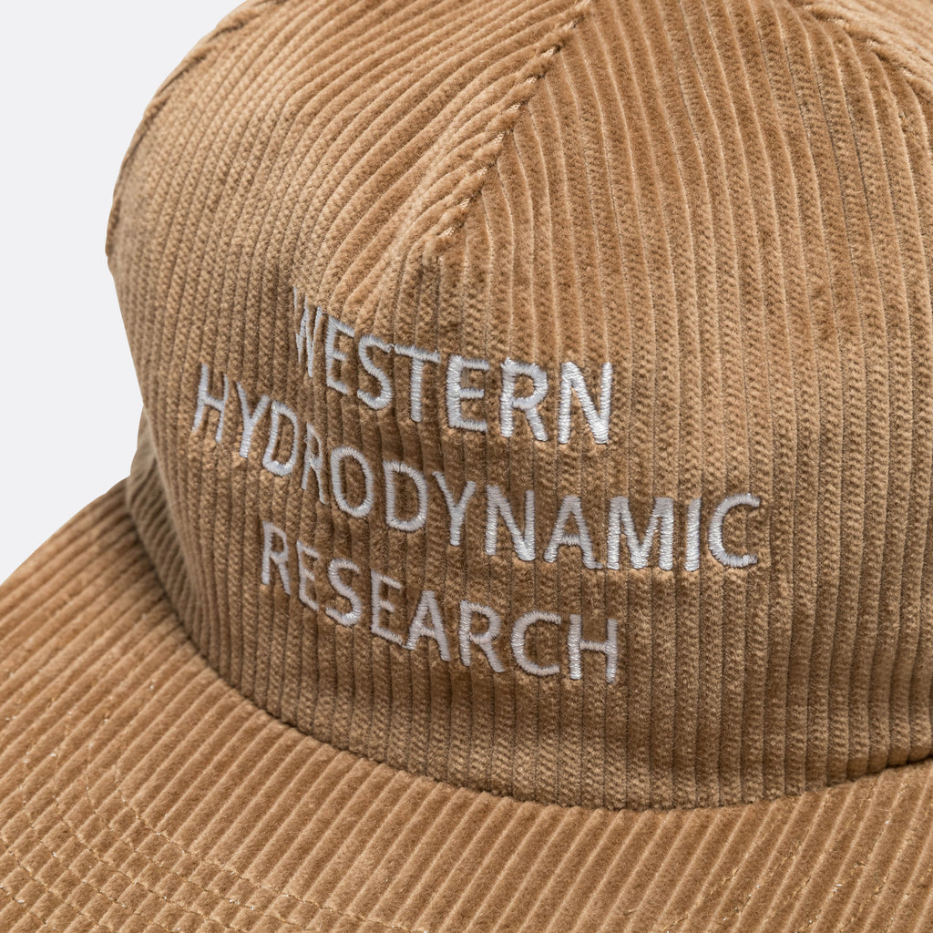 Whale Cord Hat - Brown