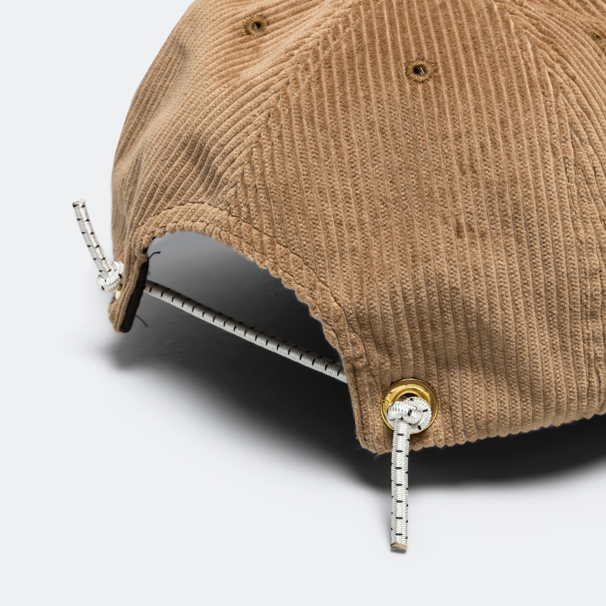 Whale Cord Hat - Brown